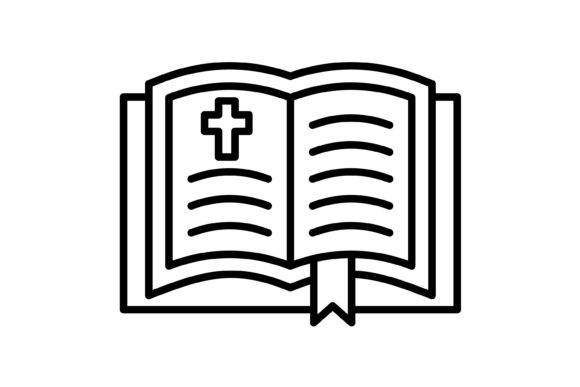 Bible Outline Icon: A Modern Icon Set for Every Project