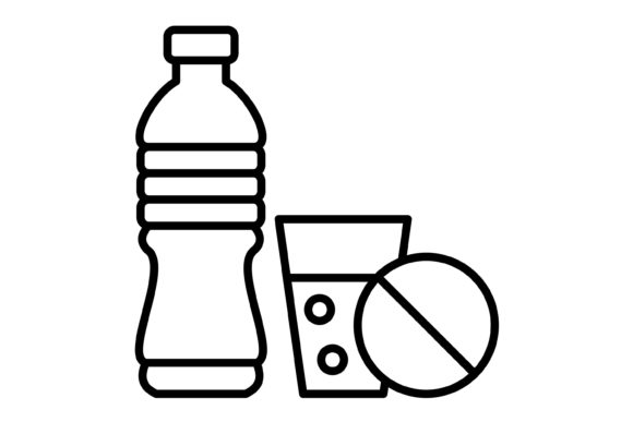 No Drink Outline Icon: A Versatile Asset for Modern Projects