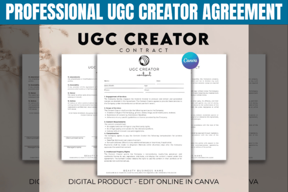 Professional UGC Creator Agreement: Your Business Foundation