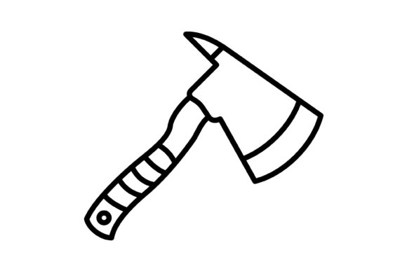 The Axe Outline Icon: A Versatile Design Asset for Modern Projects